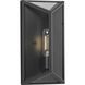 Bristol 1 Light 13.75 inch Matte Black Outdoor Wall Lantern