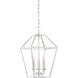 Aviary 3 Light 10 inch Polished Nickel Foyer Pendant Ceiling Light