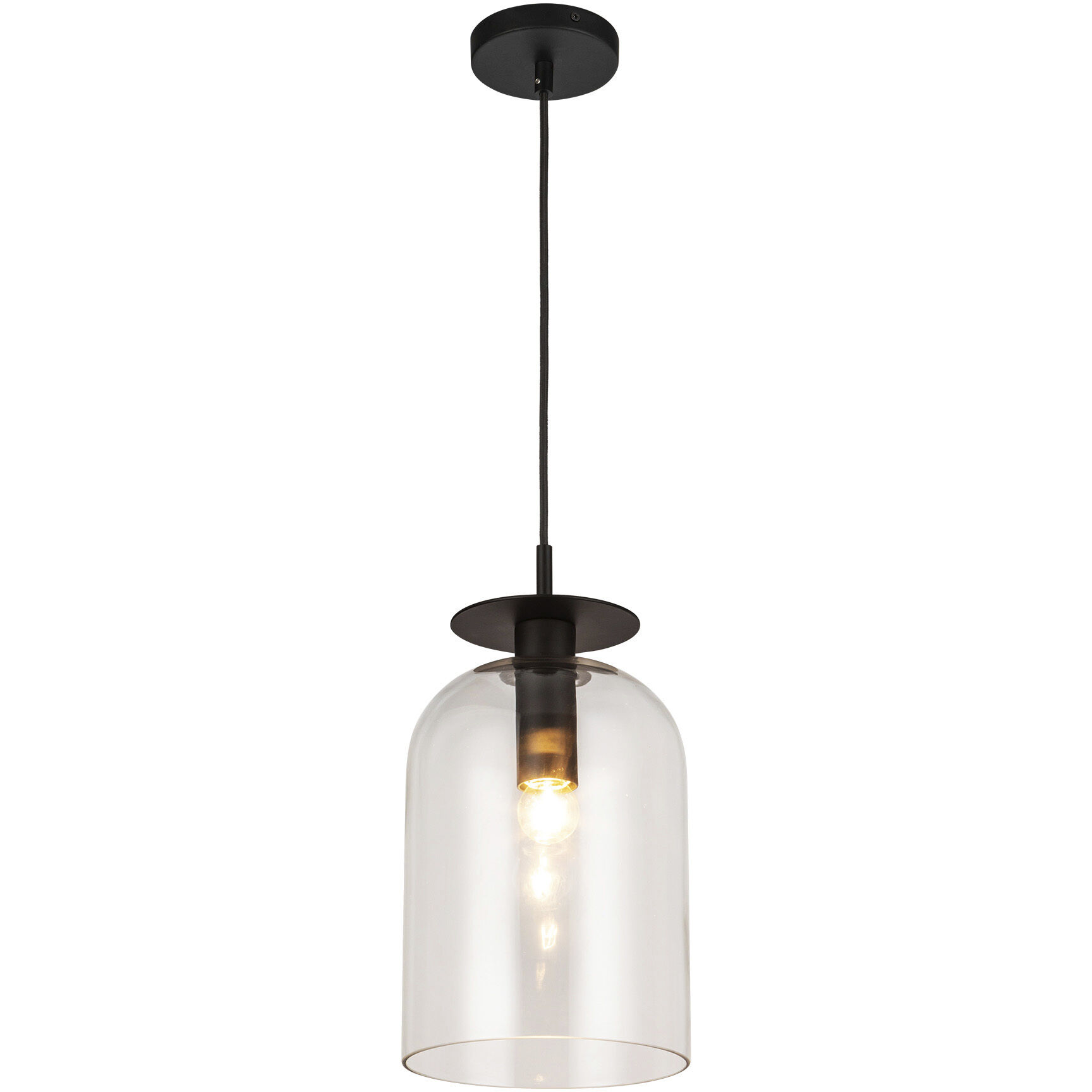 Alora Mood Sylvia Pendant Ceiling Light in Matte Black