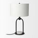 Sarah 22.2 inch Black and White Table Lamp Portable Light