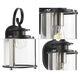 Squire Outdoor Wall Lantern in Black, Small