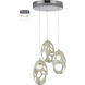 Ovale LED 13.8 inch White Pendant Ceiling Light
