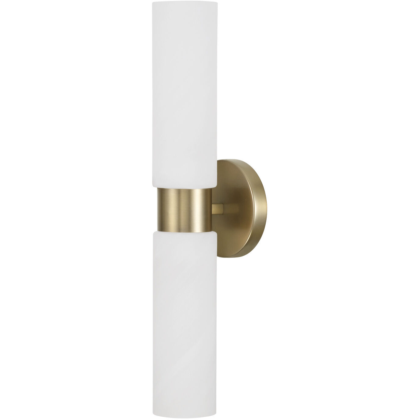 Alyssa 2 Light 5 inch Aged Brass Sconce Wall Light