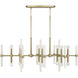 Marlow 16 Light 47.25 inch Matte Brass Island Light Ceiling Light