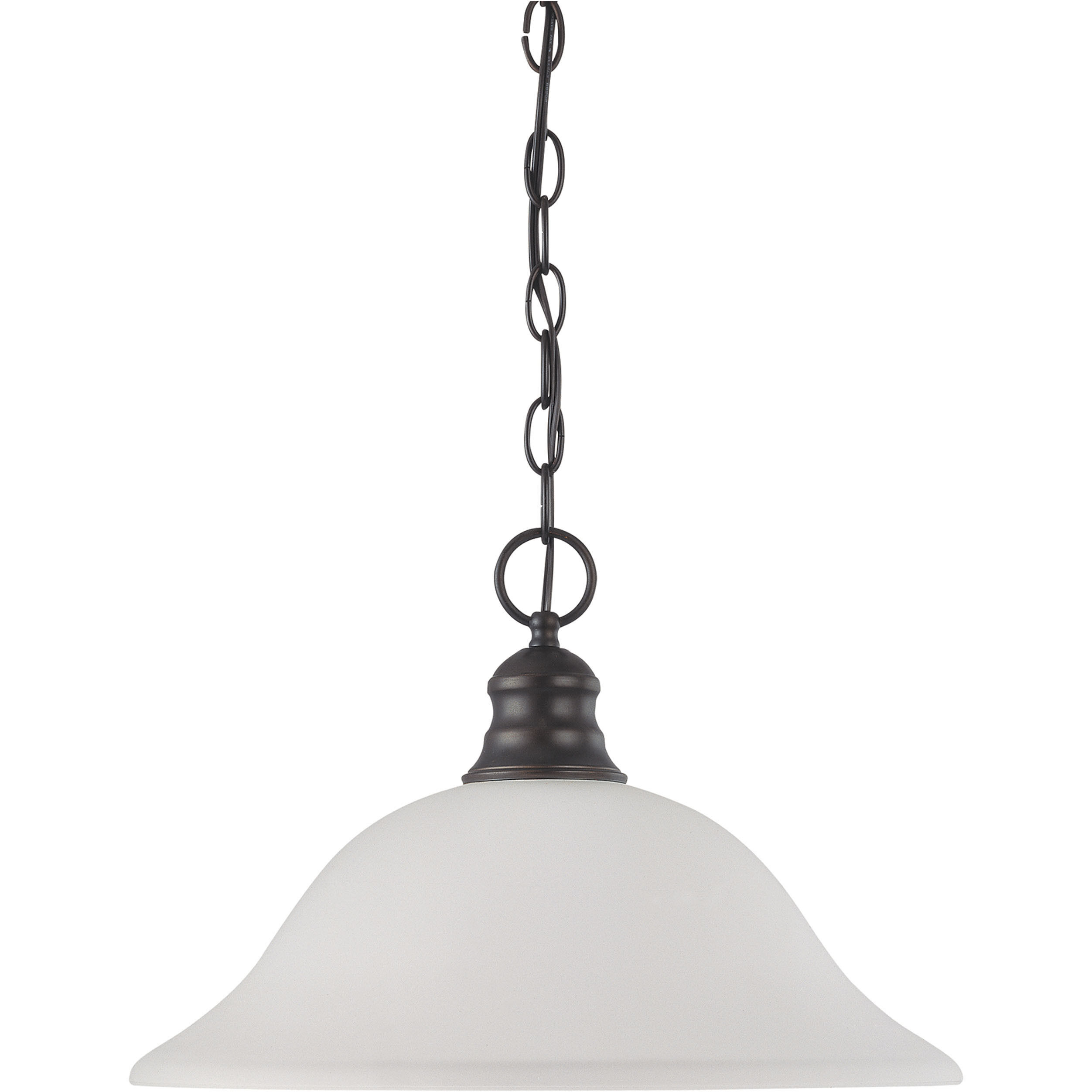 Brentwood 1 Light 16 inch Mahogany Bronze Pendant Ceiling Light