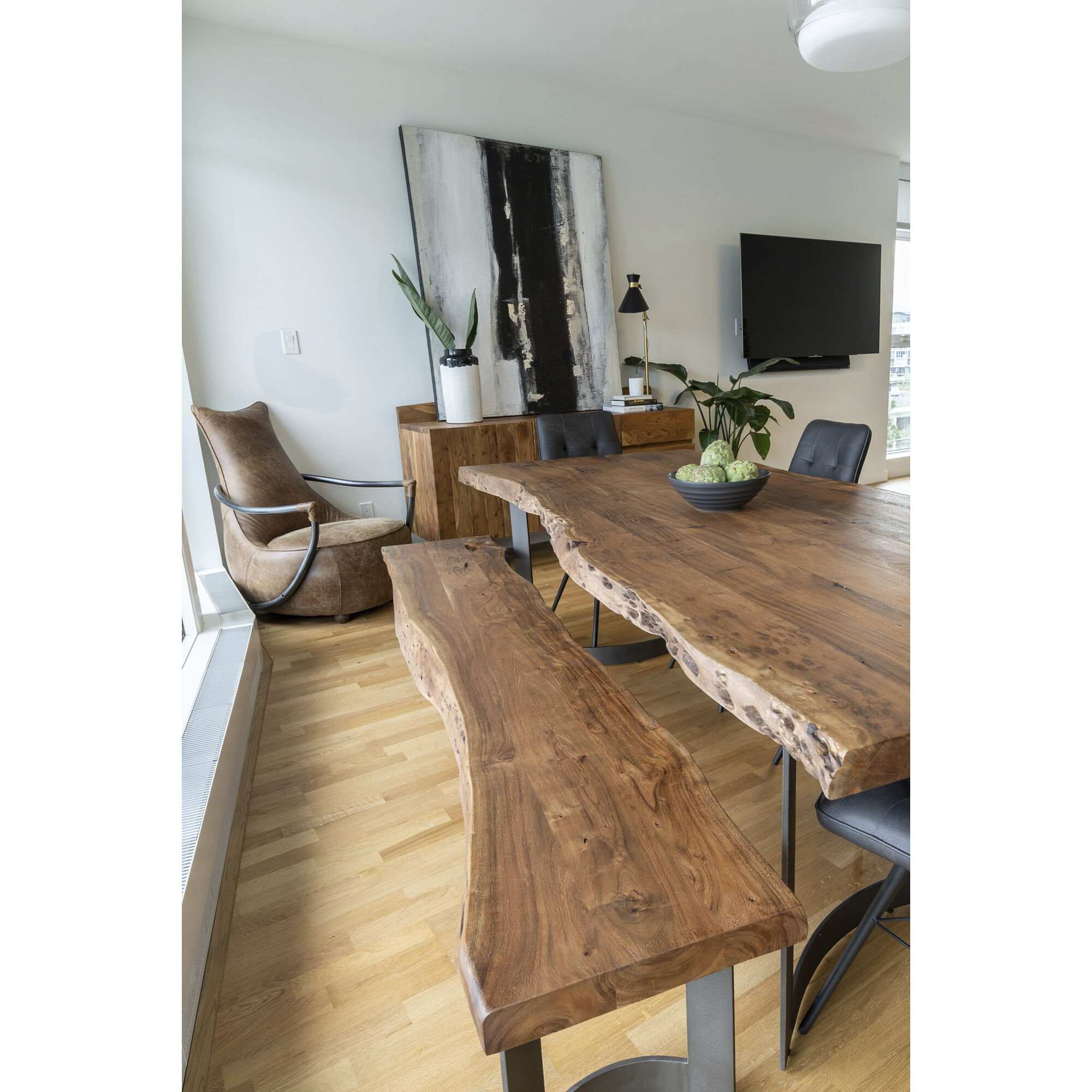 Carlisle Brown Club Chair