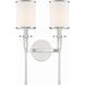 Hatfield Bath Wall Light in Polished Nickel