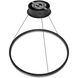 Circa LED 24 inch Black Pendant Ceiling Light