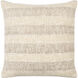 Nicki 20 X 20 inch Pearl / Ash / White / Off-White / Natural Accent Pillow