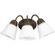 Fort Worth 3 Light 17 inch Oiled Bronze Wall Sconce Wall Light