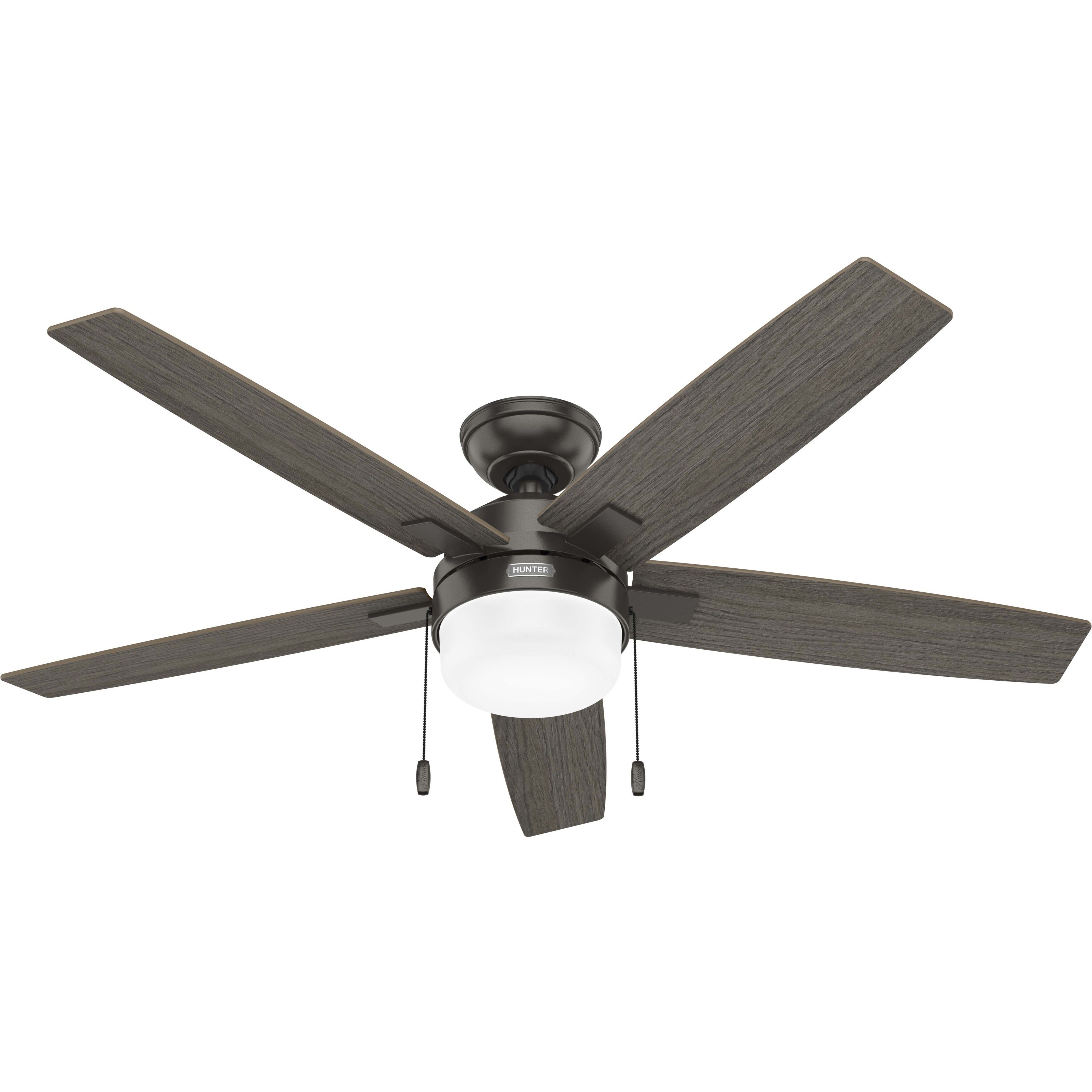 Anisten 52 inch Noble Bronze with Grey Walnut/Warm Grey Oak Blades Ceiling Fan