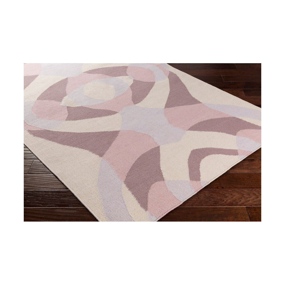 Taurus One 36 X 24 inch Pink and Purple Area Rug, Wool