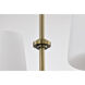 Cordello 18 inch Vintage Brass Island Pendant Ceiling Light