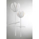 Bohemian LED 26 inch Bisque White Chandelier Ceiling Light