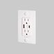 1G Duplex 125 White Outlet, USB A + C