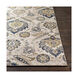 Macduff 87 X 63 inch Charcoal/Navy/Sky Blue/Butter/Ivory/White Rugs, Rectangle