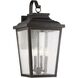 Irvington Manor Outdoor Wall Mount in Incandescent, Clear Seeded Glass, The Great Outdoors