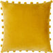 Serengeti 20 X 20 inch Tangerine/Caramel/Wheat/Saffron/Brass Accent Pillow