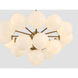 Lunara 19 Light 28 inch Legacy Brass Convertible Chandelier/Semi-Flush Mount Ceiling Light
