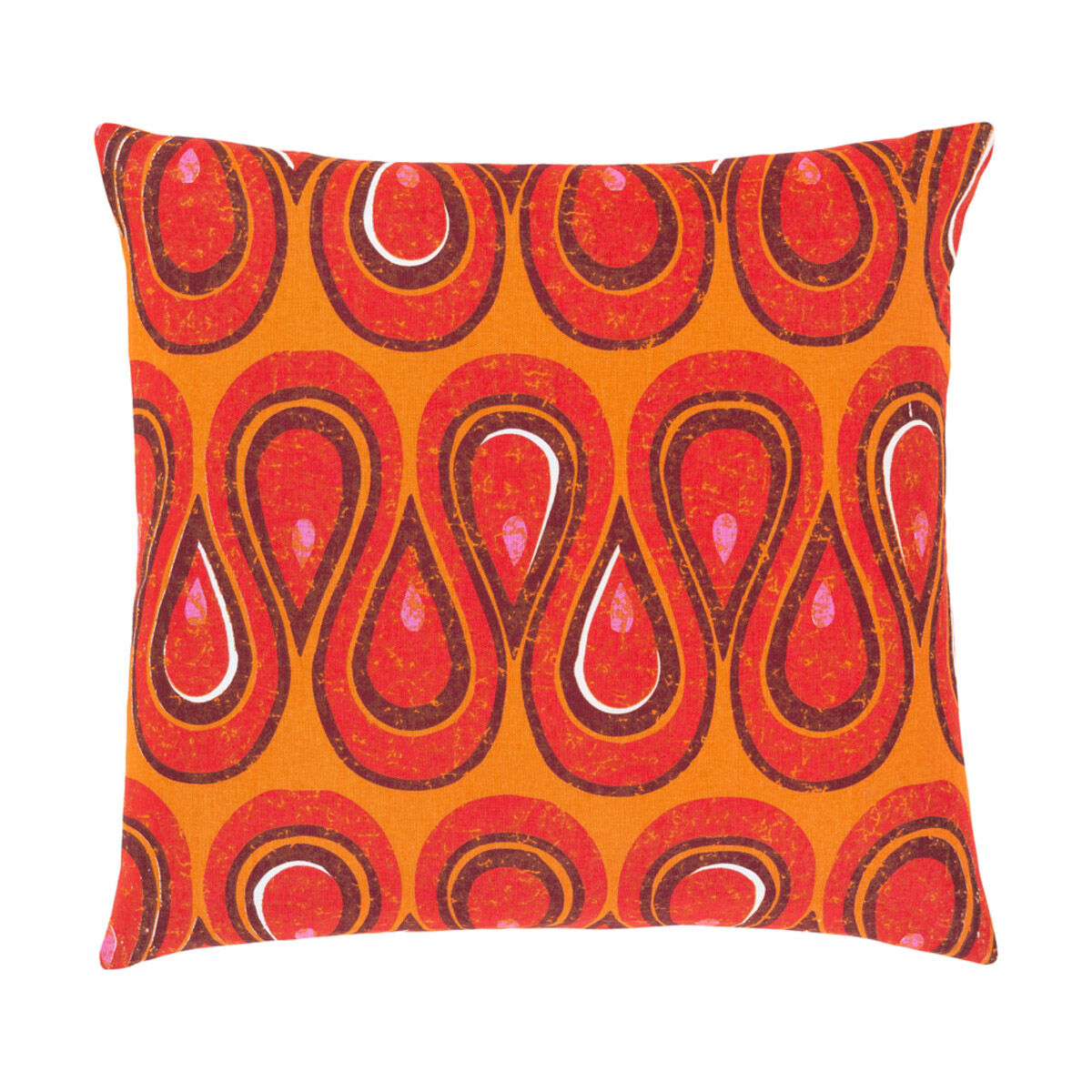 Global Brights 18 X 18 inch Bright Orange/Bright Red/Bright Pink/Burgundy Pillow Kit, Square