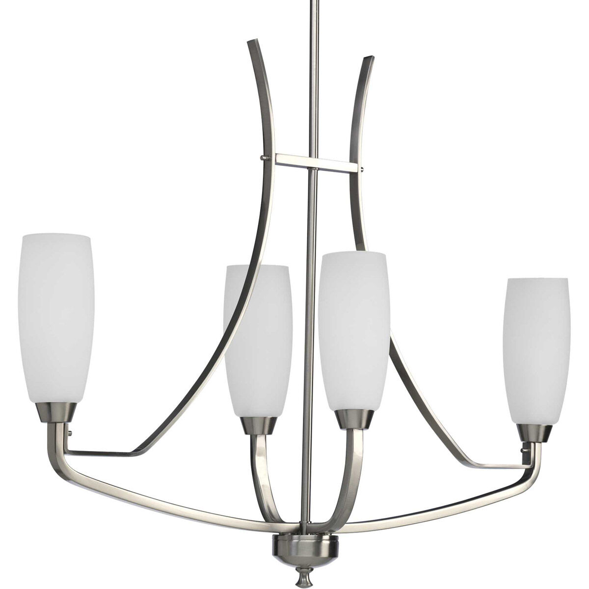 Anna 4 Light 12.5 inch Brushed Nickel Chandelier Ceiling Light