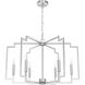 Zoanne 6 Light 30.25 inch Brushed Nickel Chandelier Ceiling Light