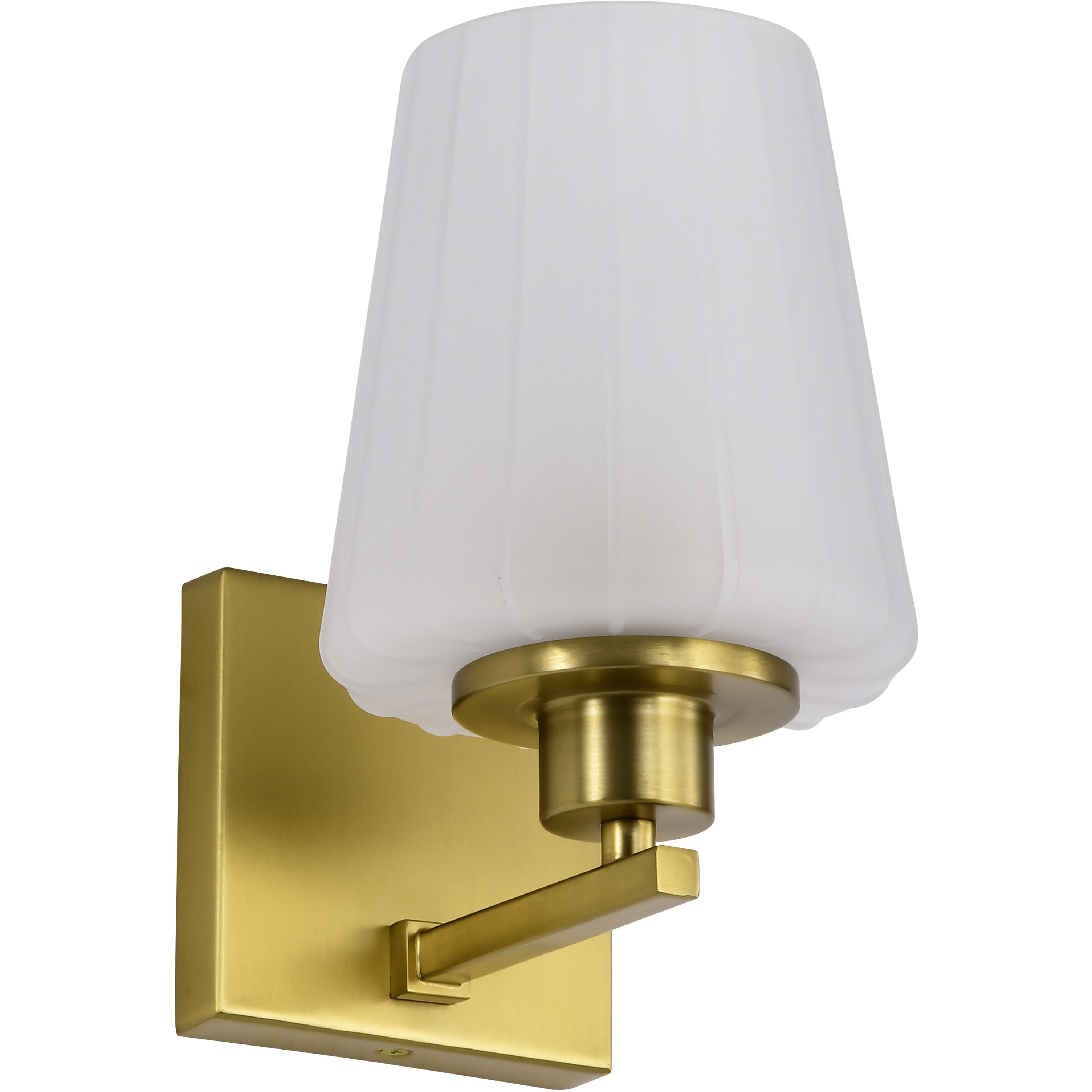 Lune 5.25 inch Vintage Brass Vanity Wall Light