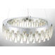 Curio LED 23 inch Chrome Pendant Ceiling Light