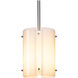 Textured Glass 1 Light 5.7 inch Gilded Brass Pendant Ceiling Light in Frosted Granite, Rod