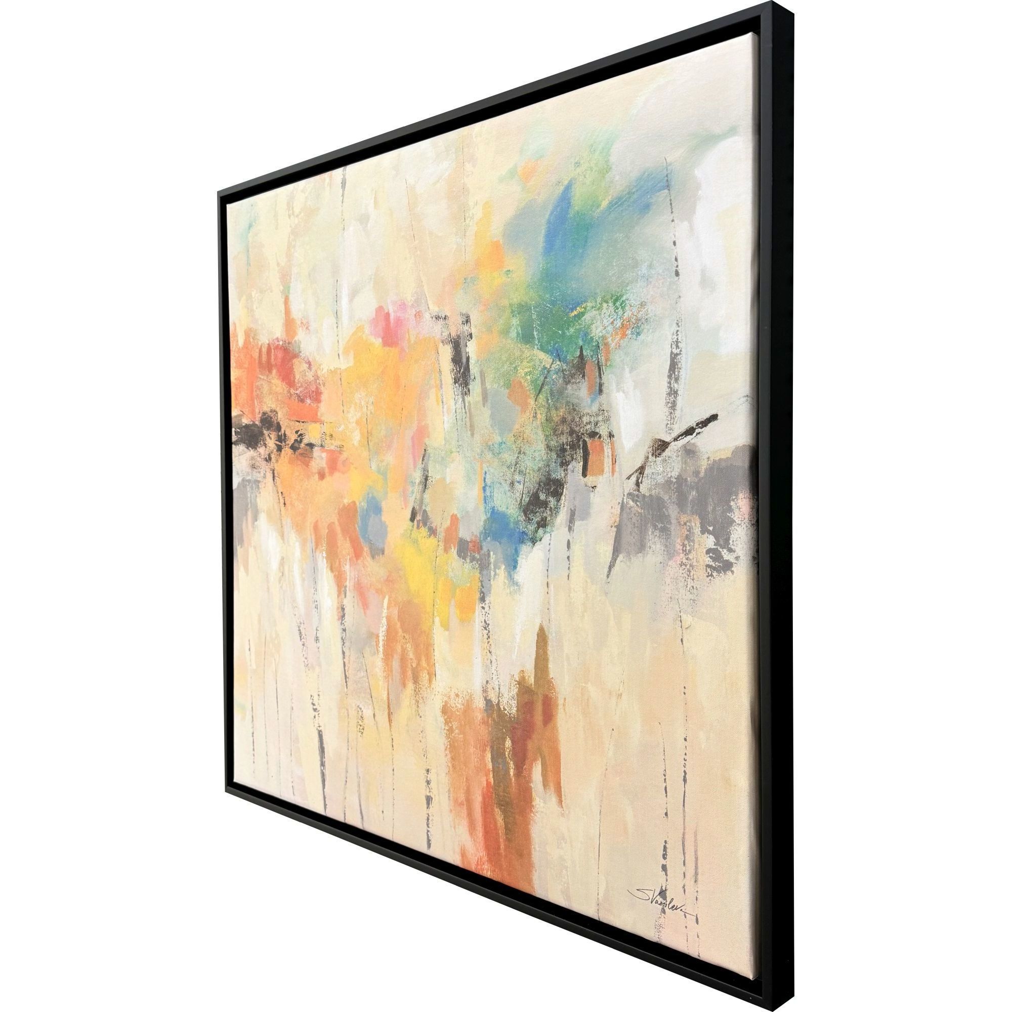 Merry Go Round Multi and Orange and Blue and Yellow Canvas, Propac