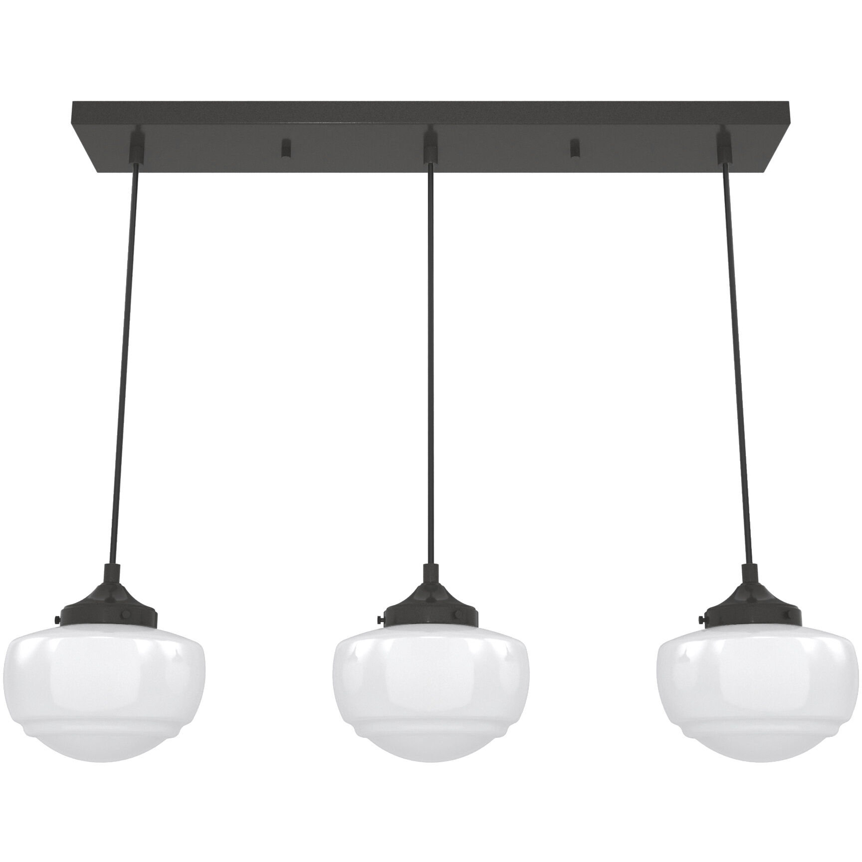 Saddle Creek 3 Light 32 inch Noble Bronze Linear Pendant Ceiling Light