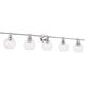 Collier 5 Light 47 inch Chrome Wall sconce Wall Light