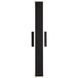 Obsidian LED 23.63 inch Sand Black Outdoor Wall