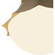 Alora Mood Shelton 1 Light 11.38 inch Brushed Gold Semi-Flush Mount Ceiling Light