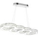 Milan LED 33 inch Chrome Island/Pool Table Light Ceiling Light