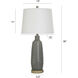 Daniel 30 inch 100.00 watt Gray Washed Table Lamp Portable Light