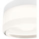 Tuck II LED 5.38 inch White Outdoor Flush Mount