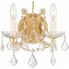 Maria Theresa Sconce Wall Light in Clear Swarovski Strass, Gold