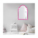 Sultan 36 X 24 inch Glossy Hot Pink Wall Mirror
