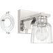 Dryden 1 Light 6.75 inch Polished Nickel Vanity Light Wall Light