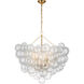 Julie Neill Talia LED 37.75 inch Gild Chandelier Ceiling Light, Grande