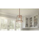 Labrant 1 Light 10.5 inch Matte Rose Gold Mini Pendant Ceiling Light