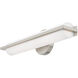 Visby LED 4 inch Brushed Nickel ADA Bath Vanity Wall Light