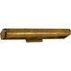 Thomas O'Brien David Art 120 watt 24 inch Hand-Rubbed Antique Brass Picture Light Wall Light