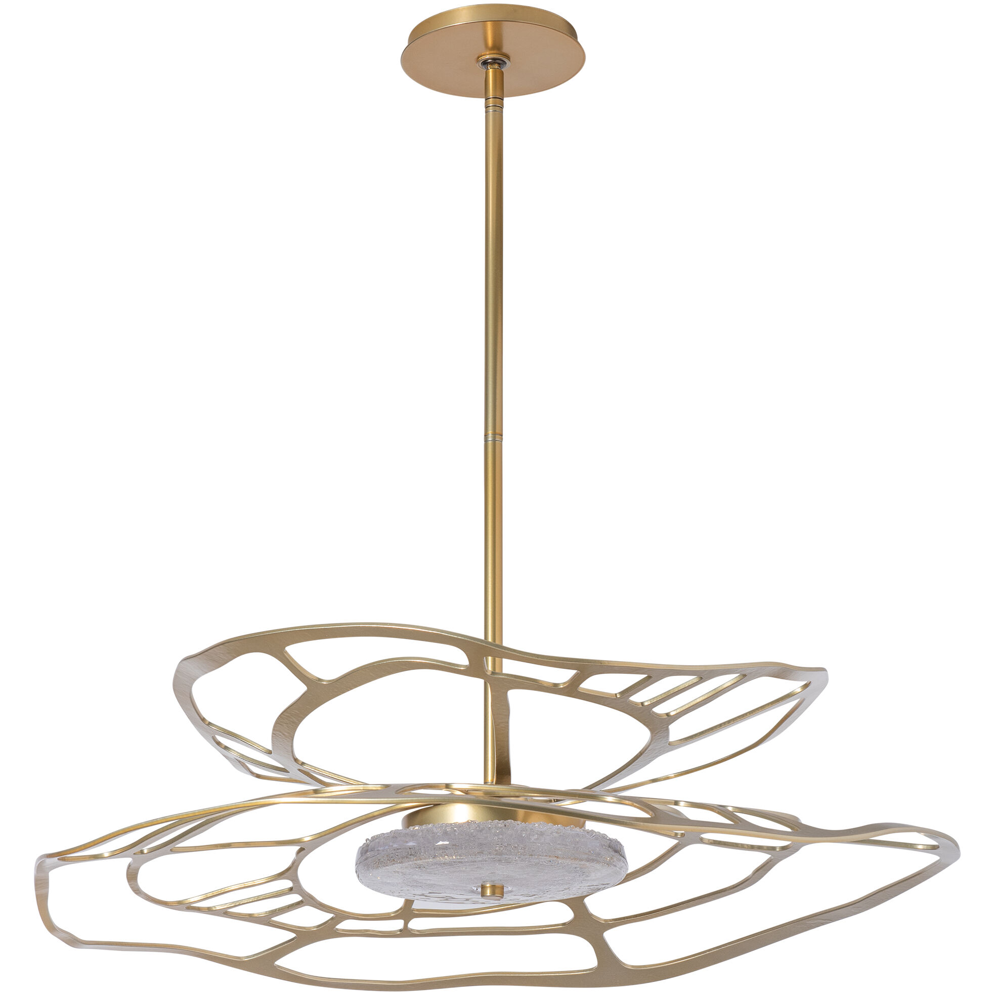 Muse LED 30.6 inch Modern Brass Pendant Ceiling Light