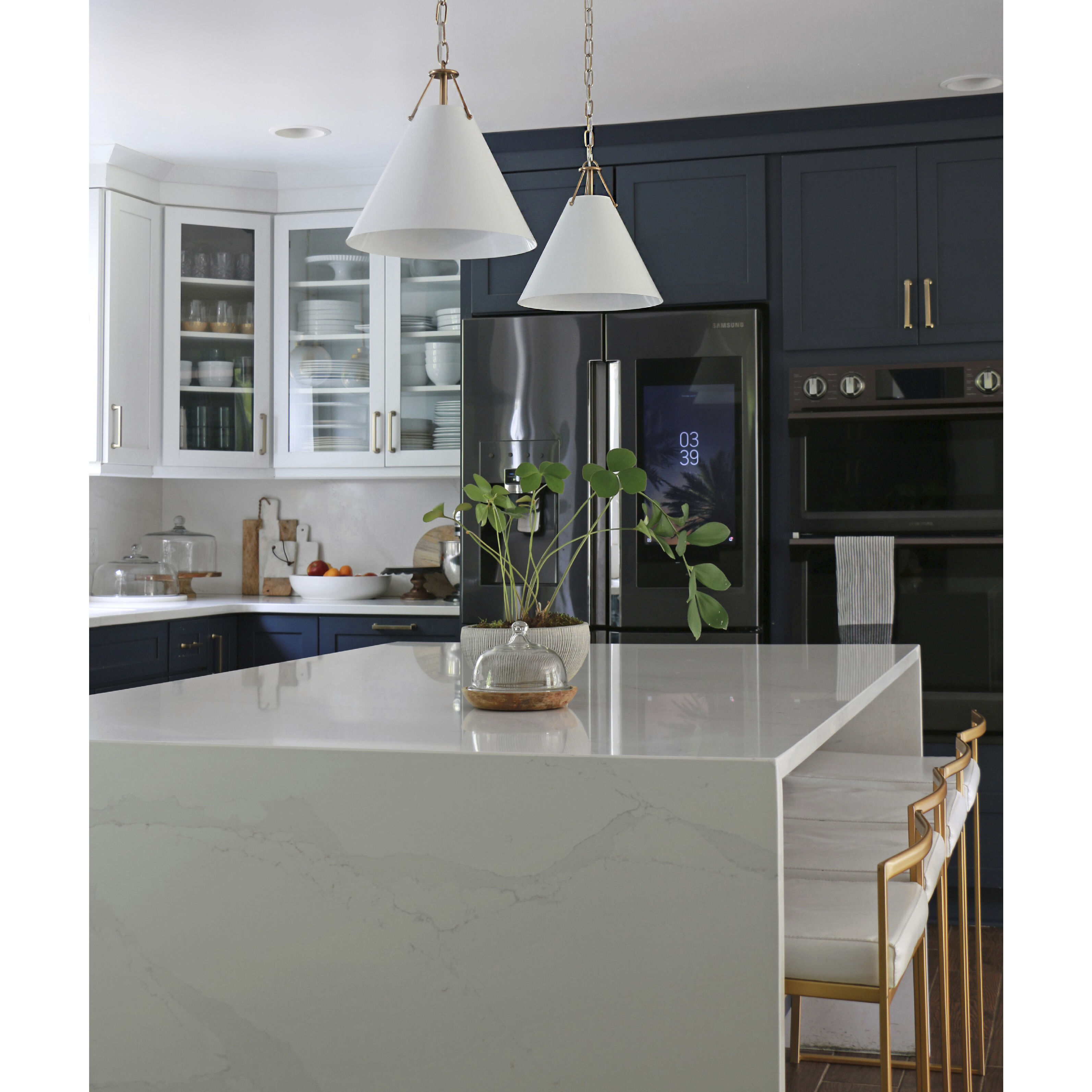 Xavier 1 Light 12 inch Vibrant Gold Mini Pendant Ceiling Light