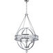 Arkansas 6 Light 30 inch Chrome Chandelier Ceiling Light