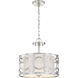 Filigree 2 Light 14.63 inch Brushed Nickel Semi Flush Mount Ceiling Light