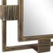 Elsher 45 X 30 inch Antique Gold Wall Mirror