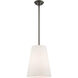 Prato 1 Light 11 inch Bronze Pendant Ceiling Light